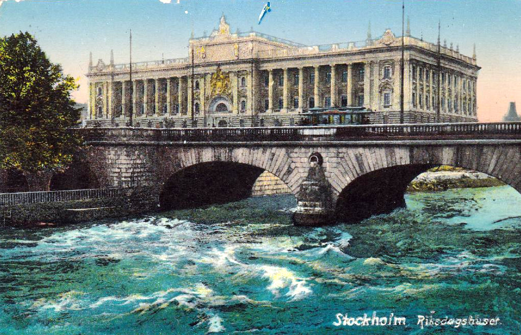 Före Stockholms Undergång  Riksdagshuset_ca_1905_b