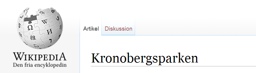 Kronobergsparken Stockholms Undergång